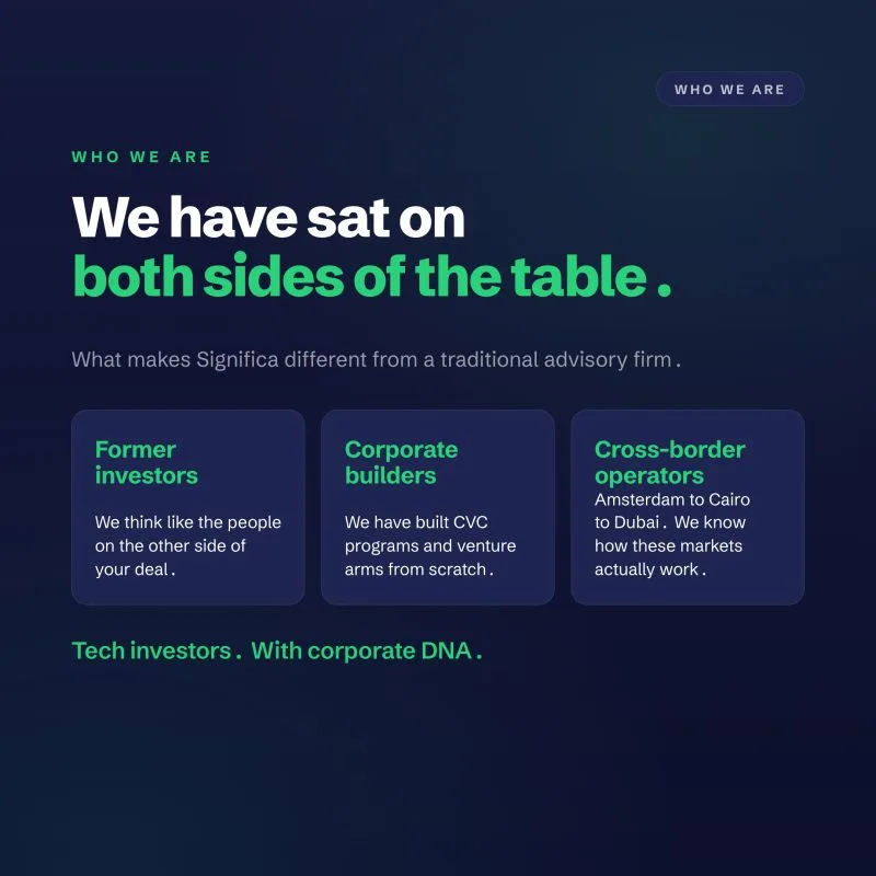 Graphic: We have sat on both sides of the table, on what makes Significa different